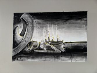 Mexican Oil Painting El Muerto