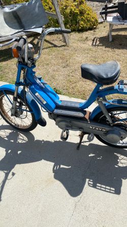Vintage Vespa gas scooter