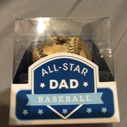 Hallmark Gold Baseball Fathers Day