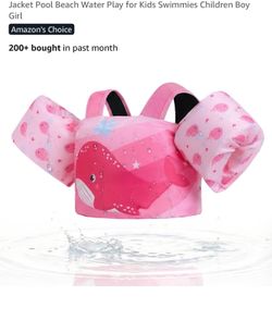 Kids Swim Float Jacket with Arm Floaties