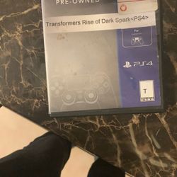 PS4 Transformers Rise Of Dark Spark