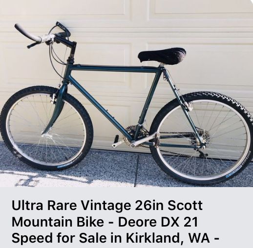 Ultra Rare Vintage Mountain Bike