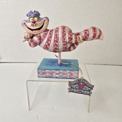 Disney Traditions Jim Shore "Grinning Cheshire" Cat Floating Alice In Wonderland