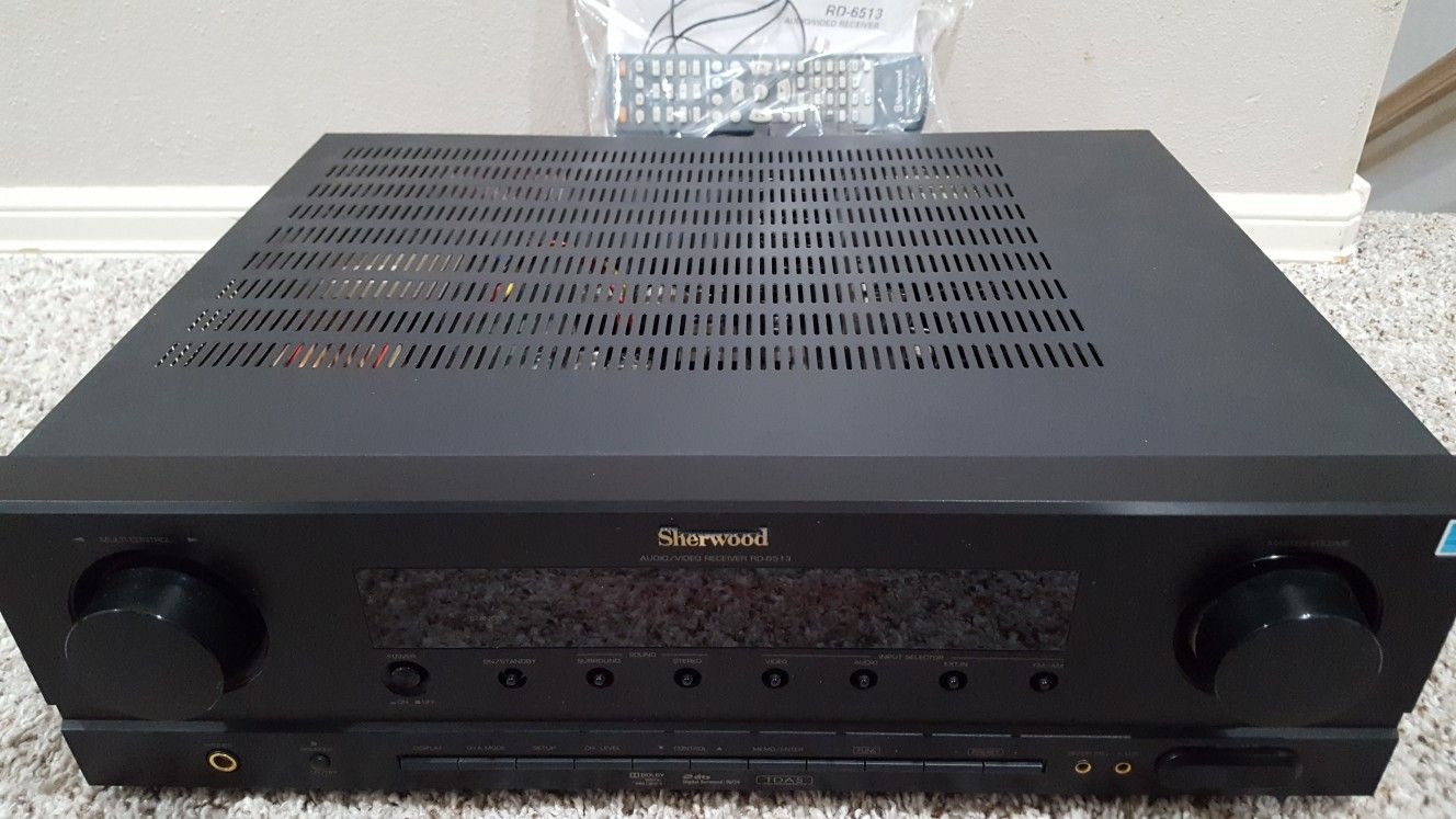 SHERWOOD RD-6513 *NEW* 5.1 CHANNEL HDMI AUDIO VISUAL RECEIVER