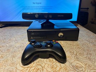 Microsoft Xbox 360 Slim Console Bundle – Kinect Sensor, Wireless Controller & 11 Games – TESTED & WORKING  Selling a Microsoft Xbox 360 Slim gaming co