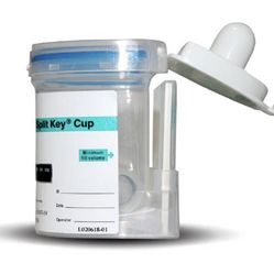 6-Panel Drug Test Cups – E-Z Split Key Brand, Sealed (25)