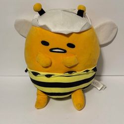 Sanrio Gudetama Bee Stuffed 11.5” Plush