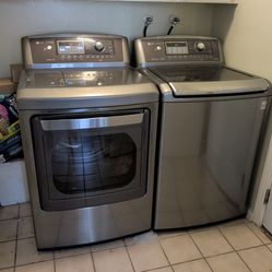 LG washer and dryer(gas) set laundry machine