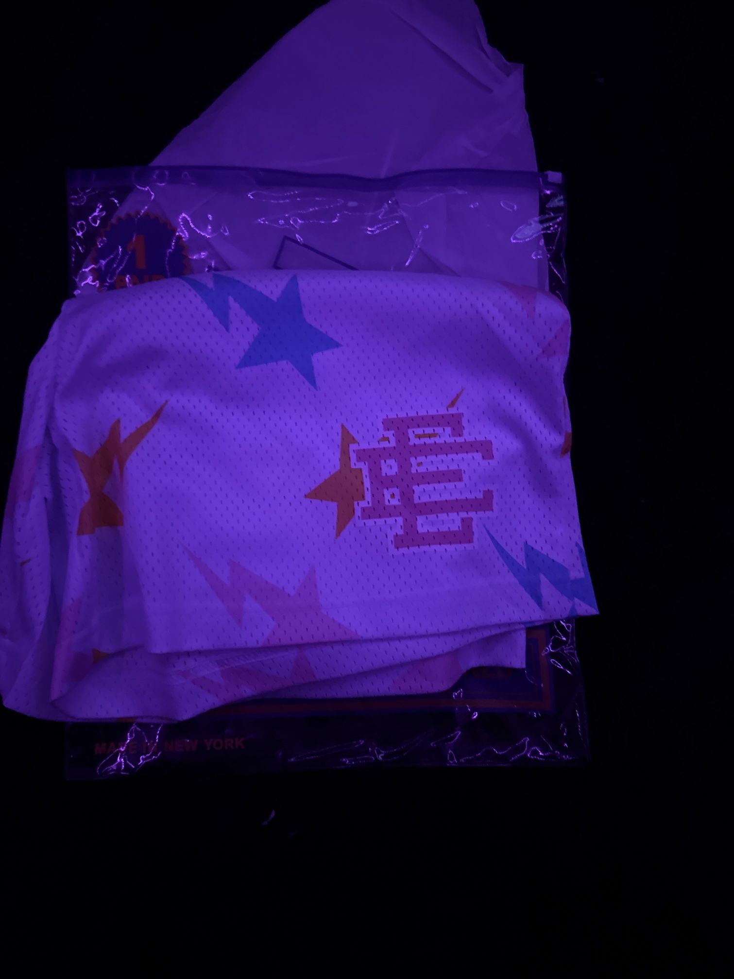 White Bape X EE Shorts