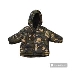 Old Navy Hooded Frost-Free Puffer Jacket Toddler Camo Size: 12-18 M
