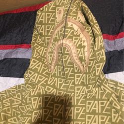 Bape hoodie with zipper 