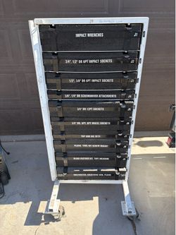 Rolling tool box chest drawer shop organizer