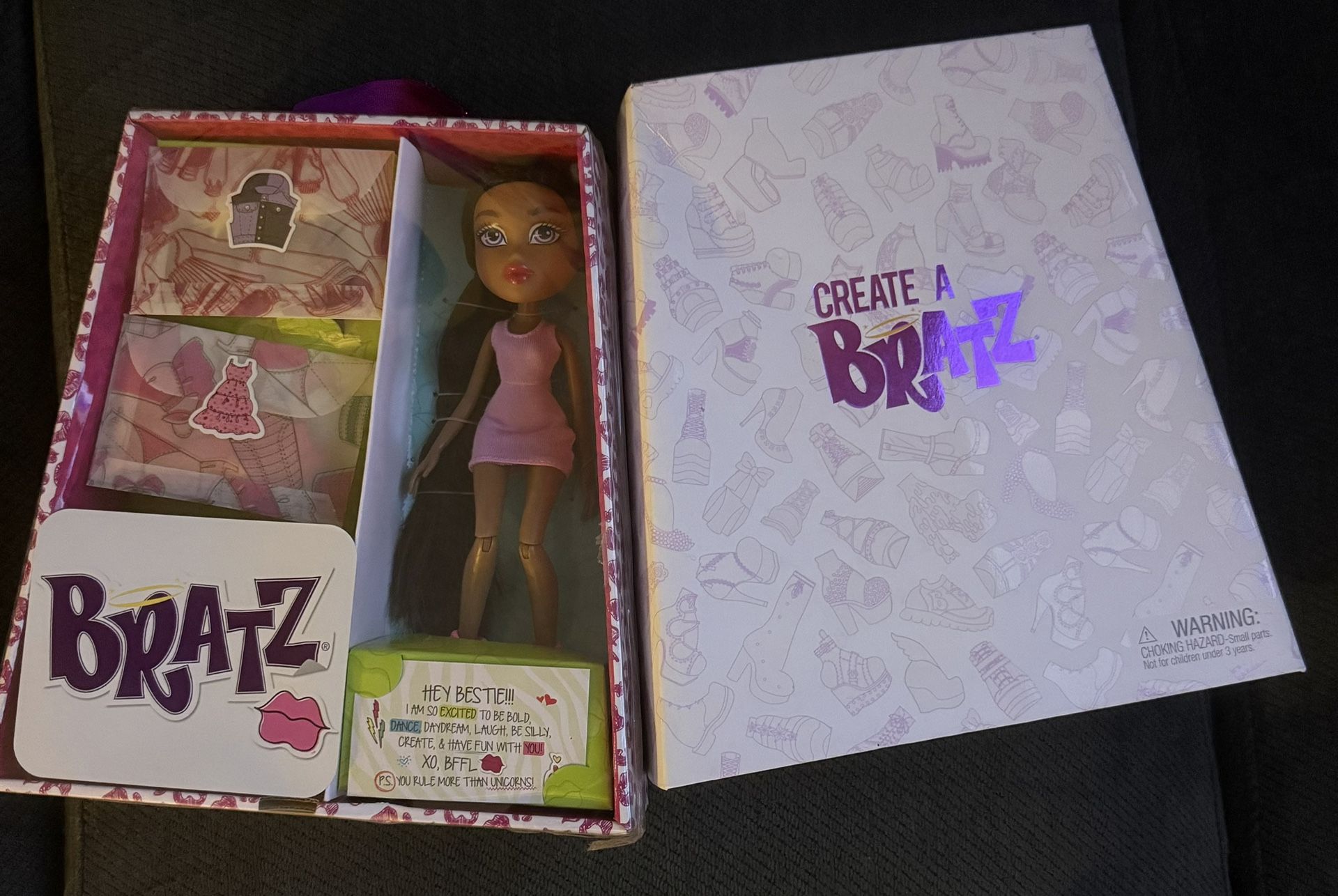 Create A Bratz C.A.B Doll Brown Hair Brown Eyes 2015 MGA Target Exclusive!