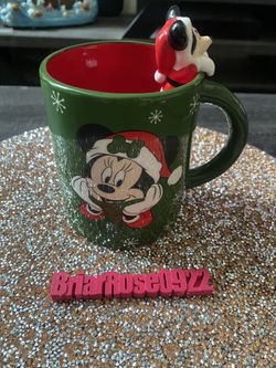 Disney Christmas Mickey And Minnie Mouse Mug