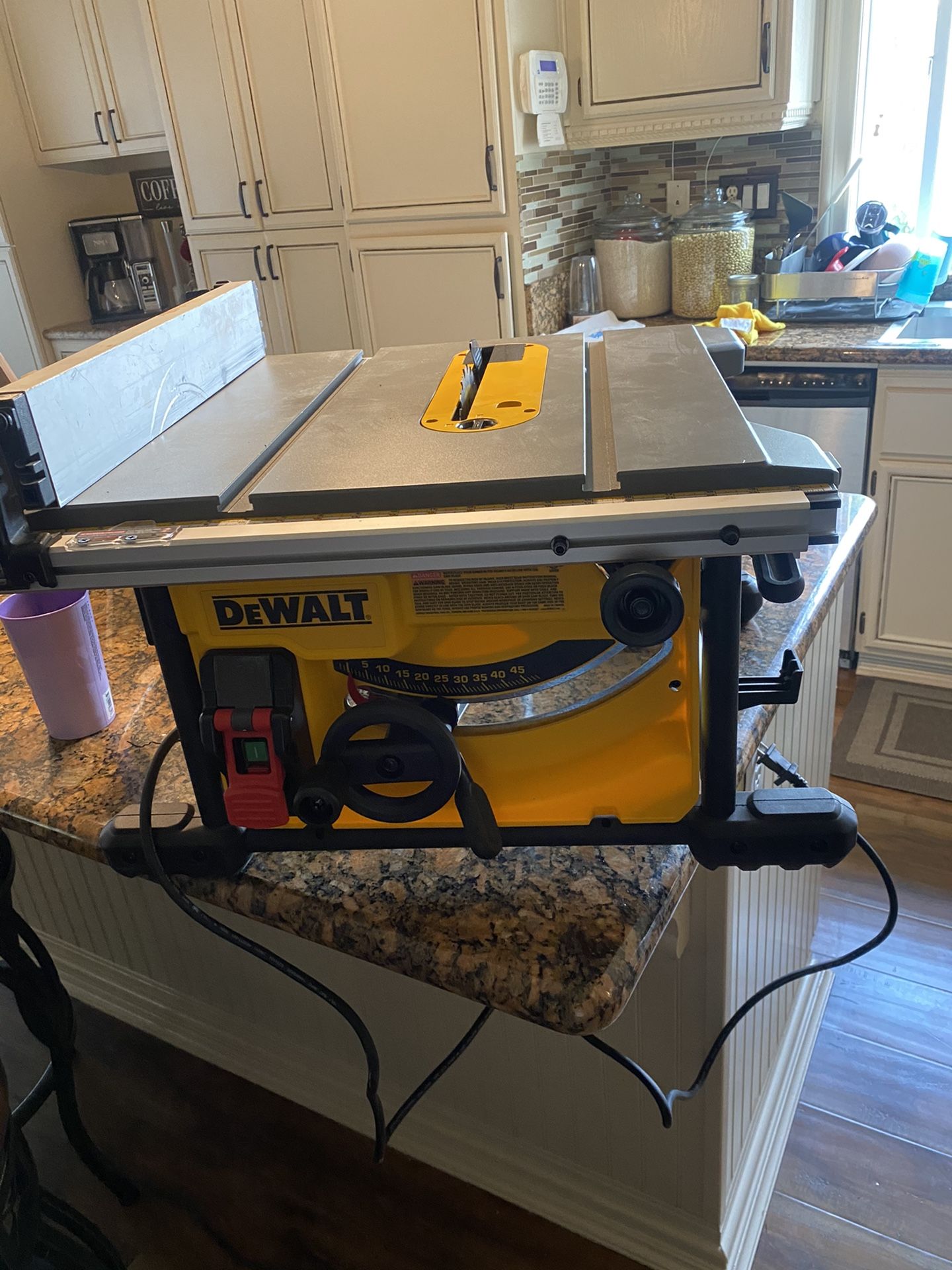 Dewalt Table Saw 8 1/4 Almost brand new I could use in a couple of times