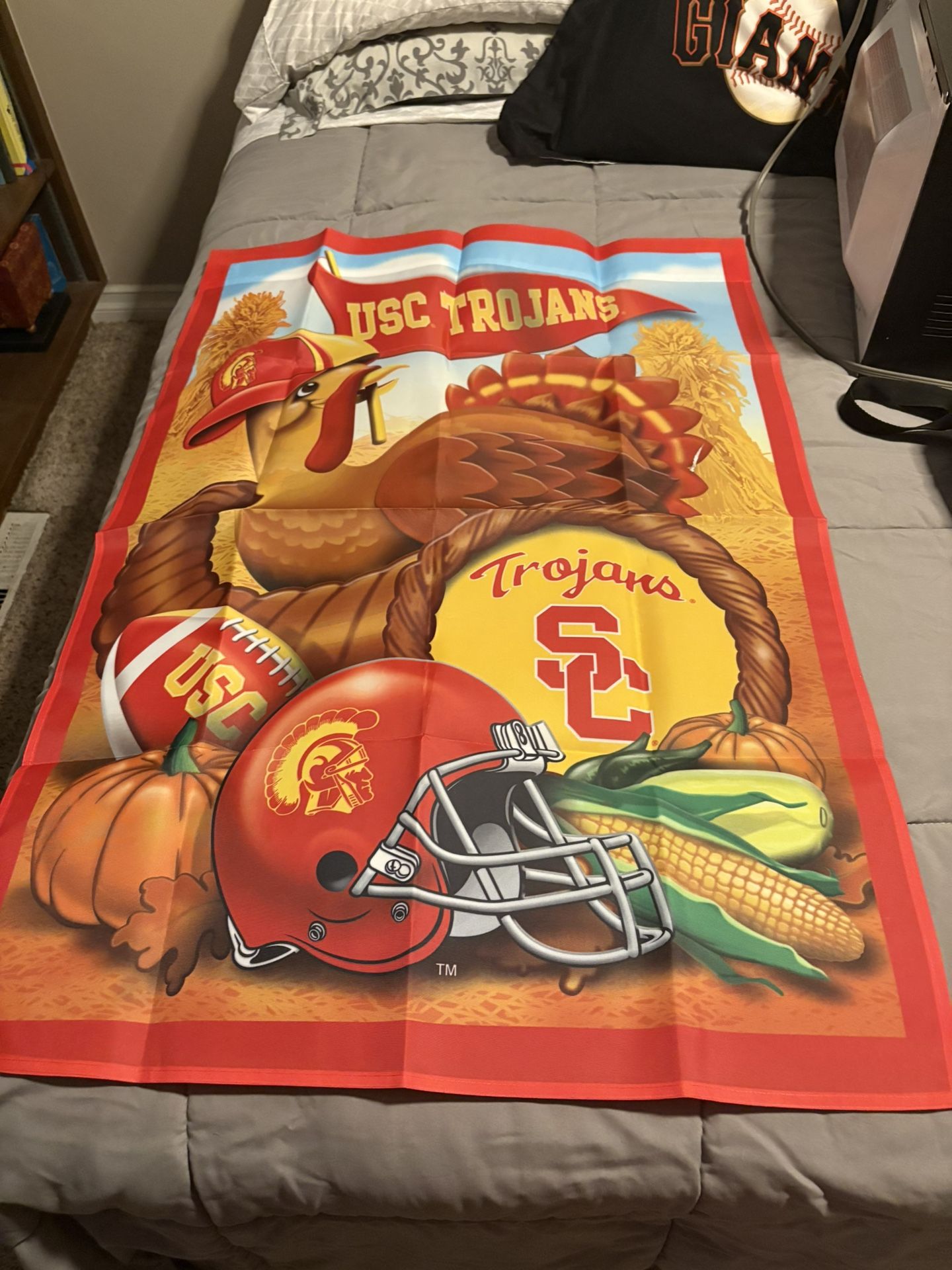 USC Vertical Flag- Thanks Giving