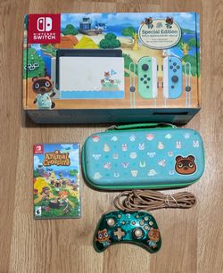 Nintendo switch animal crossing edition