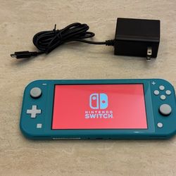 Blue Nintendo Switch Lite With Charger $119