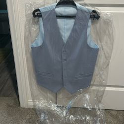 Blue Best And Bow Tie