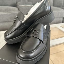 Coach Leather Loafers - New - Women Size 8 