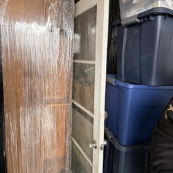 Full size wood headboard 