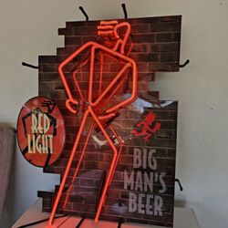Vintage Coors Red Light Neon Sign