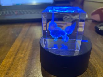 2 inch k9 crystal led base included