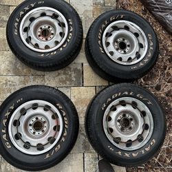 Mopar Rallye Rims And Tires 14 Inch Big Bolt Pattern