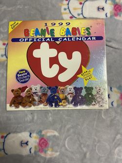 Vintage 1999 Beanie Baby Calendar Sealed