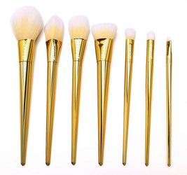 Gold Color Unicorn Makeup Brush Set