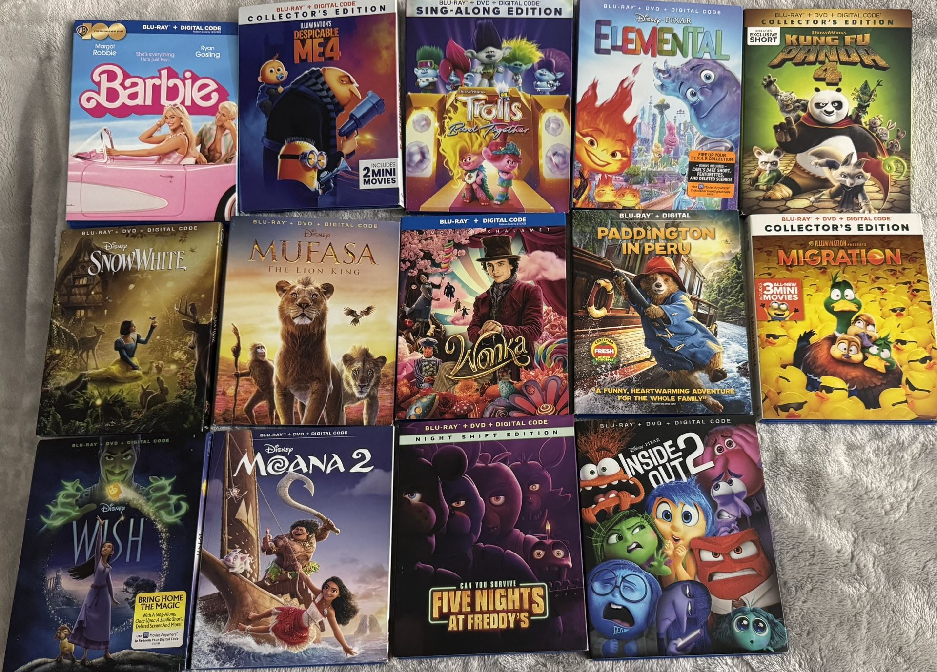 Blu-ray DVDs