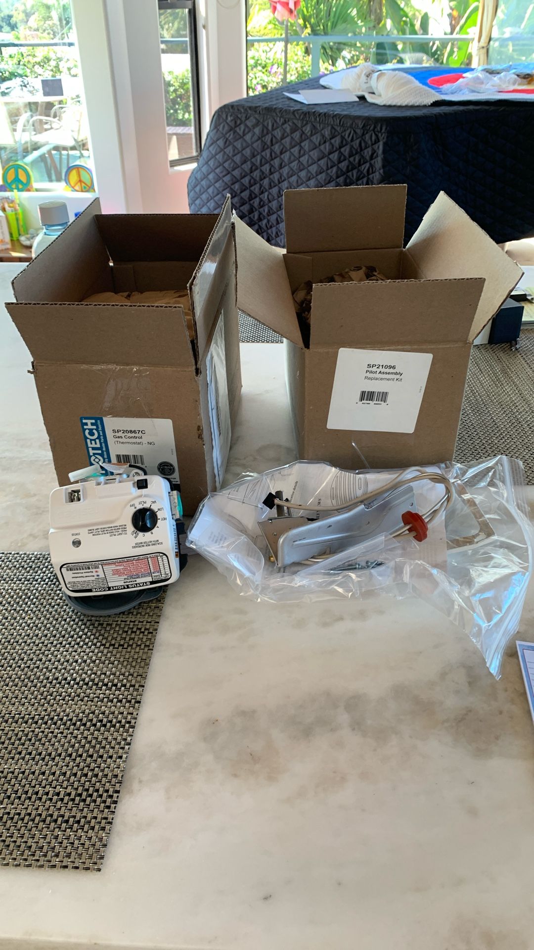 Rheem Water Heater Gas Control And Pilot Assembly