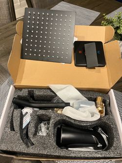 Black Shower bath tub set