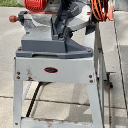 Rigid Miter Saw With Rolling Stand