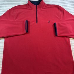 Nautica Men’s Plushy Cozy 3/4 Zip Fleece Pull Over. Sz XXL  W/CLassic Logo