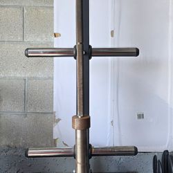 Rep Fitness Olympic Barbell and Weight Tree