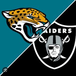 2 Tix for sale price it’s per ticket  Raiders vs Jaguars Sun, Nov 02, 2025, 1:05 PM • Allegiant Stadium Section 432 Row 6 Seat 24 - 25