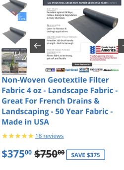 Landscape Fabric 4x360x3.5