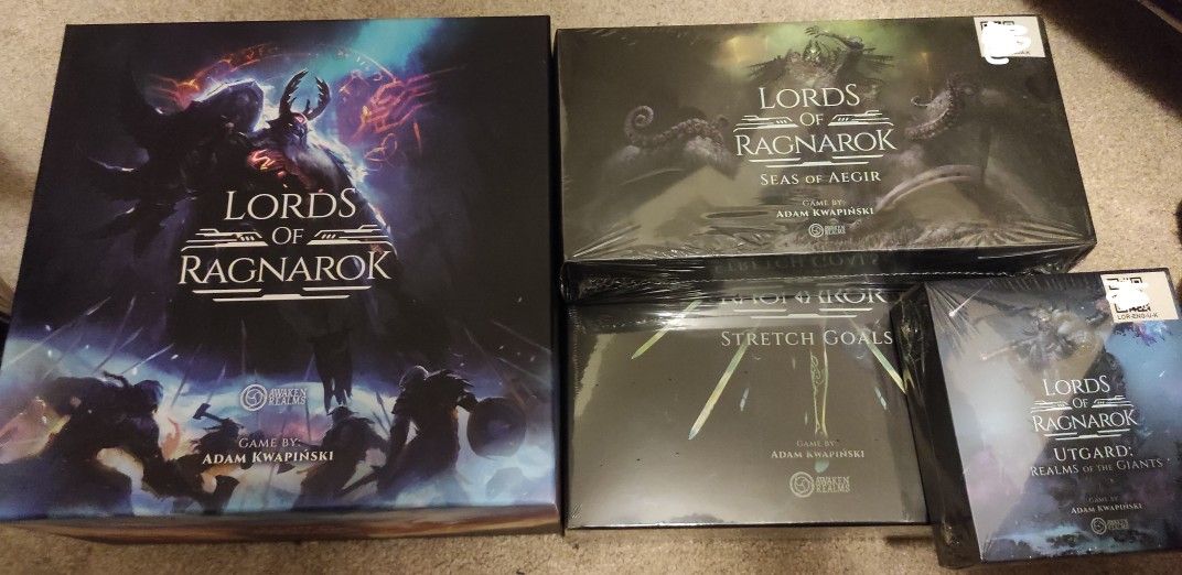 Lords of Ragnarok board game bundle
