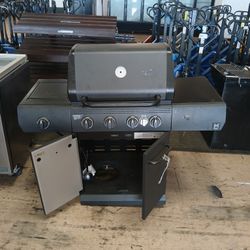 Members mark propane grill