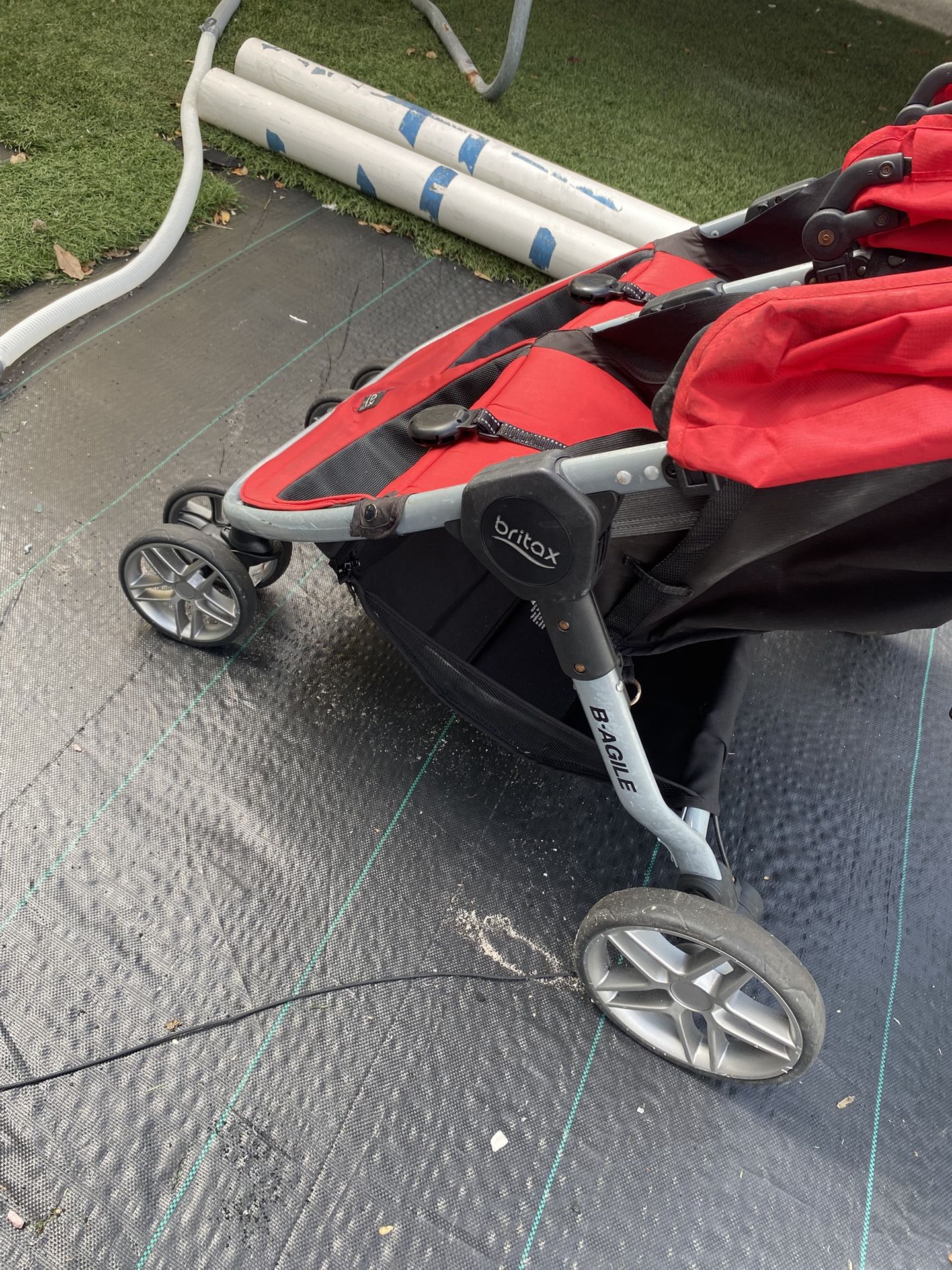 britax double stroller