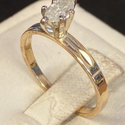 Marquise Diamond Solitaire
