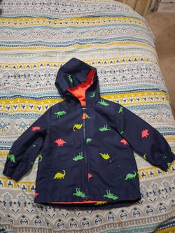 Kids Dinosaur Print Rain Jacket 18mo  p.5