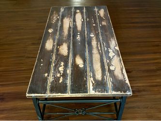 Distressed  coffee table