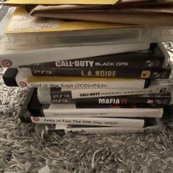 PS3 Games 9 $Each 