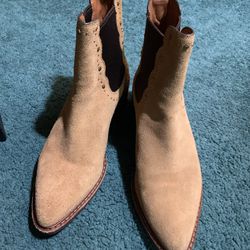 Coach Bowery Suede Booties Size 8