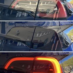 DIY precut tint pieces for vehicle lights