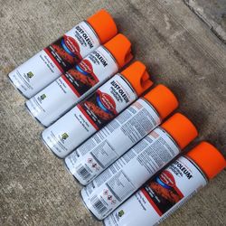 ORANGE RUST OLEUM CONSTRUCTION MARKING PAINT 