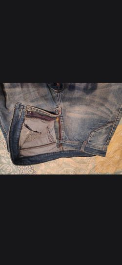 Light Wash Distressed Denim Jeans