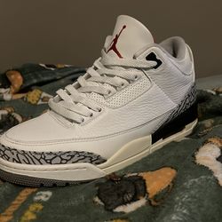 Jordan 3 white cement reimagined size 9